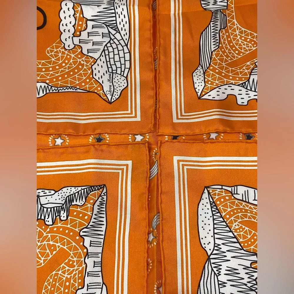Hermes Les Canyons Etoiles Bandana 55 By Pierre Marie - Picture 9 of 16
